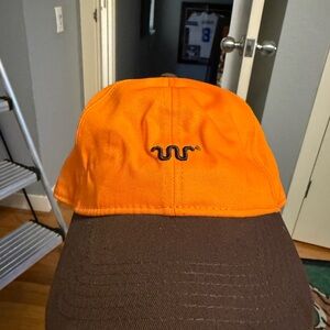 Orange and Brown Cap with Logo